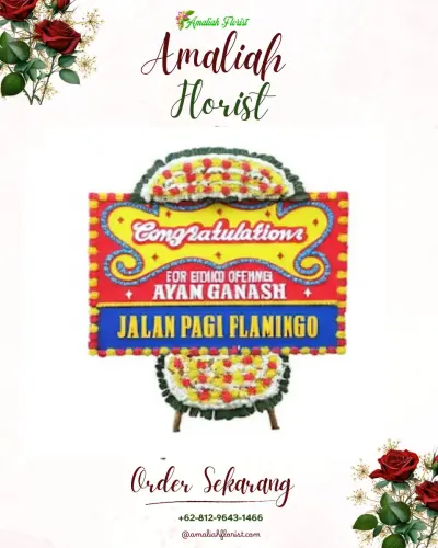 Bunga Papan Congratulation di Giriharja